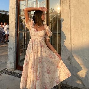 The Renaissance Girl Tea Rose Dress